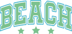 Beach sign free svg file for members, vacation t-shirt design