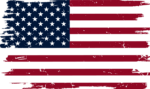 Distressed USA Flag vector image free svg file for members, 4th of july