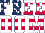 Freedom sign free svg file for members, USA Flag print, 4th Of July svg for hoodie