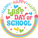 Happy last day of school, pencil free svg file for members, summer break kids tshirt design