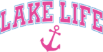 Lake life free svg file for members, anchor, Boat decal