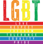 LGBT sign, love, respect, freedom, tolerance, equality, pride free svg file for members, gay pride month