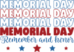 Memorial day remember and honor free svg file for members, echo stacked text, svg for hoodie