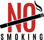 No smoking, Lighted Cigarette Smoke free svg file for members, world no tobacco day, wall sign