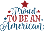 Proud to be an American free svg file for members, 4th of July svg for tumbler