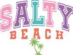 Salty beach free svg file for members, sea vacation day t-shirt design
