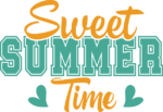 Sweet summer time free svg file for members, summer vacay sweatshirt design