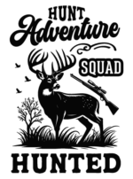 Hunt adventure squad hunted free svg file for members, hunting svg for sweatshirt