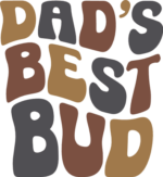 Dad's best bud free svg file for members, kids tshirt design