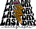 Last day autographs 2024, lightning pencil free svg file for members, last day of school svg for tshirt
