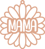Mama sign, flower free svg file for members, hanging keychain design, Mothers Day gift