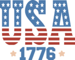 USA 1776 free svg file for members, 4th of july svg for sweatshirt