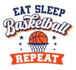 Eat, sleep, basketball, repeat free svg file for members, basketball player hoodie design