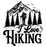 I love hiking free svg file for members, adventure svg for hoodie design