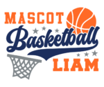 Mascot basketball liam free svg file for members, player mascot svg for hoodie design