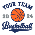 Basketball 2024, Add Your team name free svg file for members, team mascot svg for hoodie design
