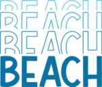 Beach, echo stacked text free svg file for members, summer sweatshirt design