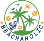 Beachaholic sign, palm trees free svg file for members, summer vacation svg for t-shirt design