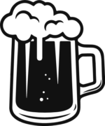 Beer mug foam comes out free svg file for members, alcohol, drink, vector image, decorative element