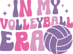 In my volleyball era free svg file for members, volleyball lover t-shirt design