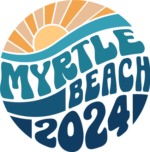 Myrtle beach 2024, retro summer t-shirt design free svg file for members