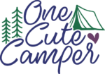 One cute camper free svg file for members, camping svg for sweatshirt
